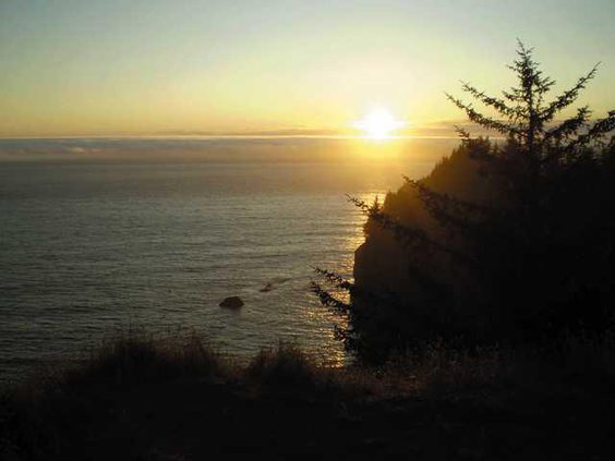 Coast sunset