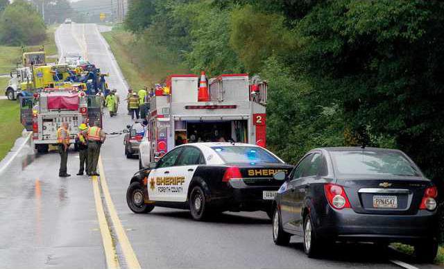 One lane of Hwy. 369 reopens after tanker overturned - Forsyth News