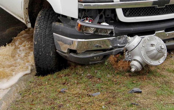 1WEB truck on hydrant