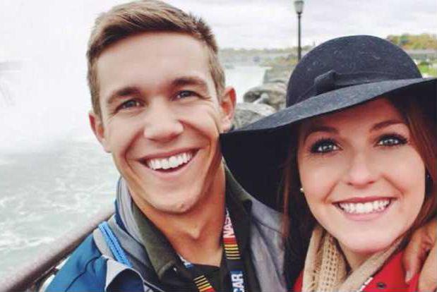 Harold Earls with his fiance Rachel