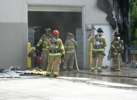 Paint store fire WEB