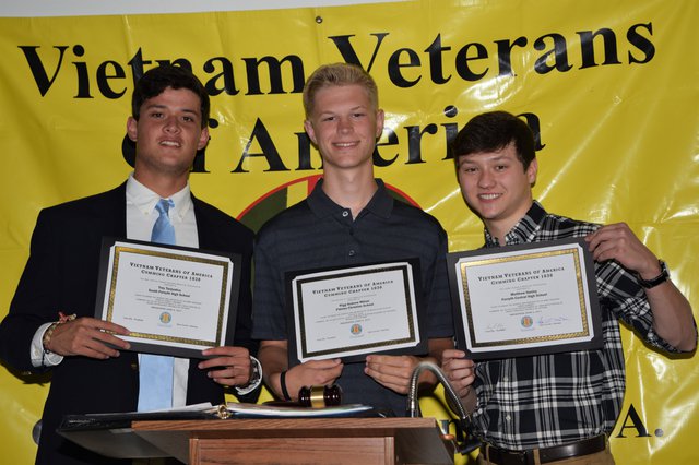 Vietnam Veterans of America awards scholarships to Forsyth high school ...
