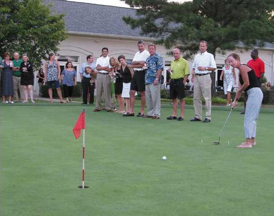ball drop putting contest