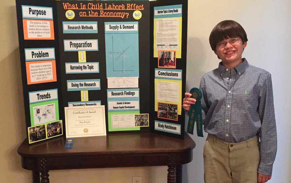 Daves Creek Elementary student wins state social studies fair Forsyth News