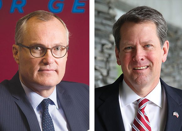 Lt. Gov. Casey Cagle and Secretary of State Brian Kemp