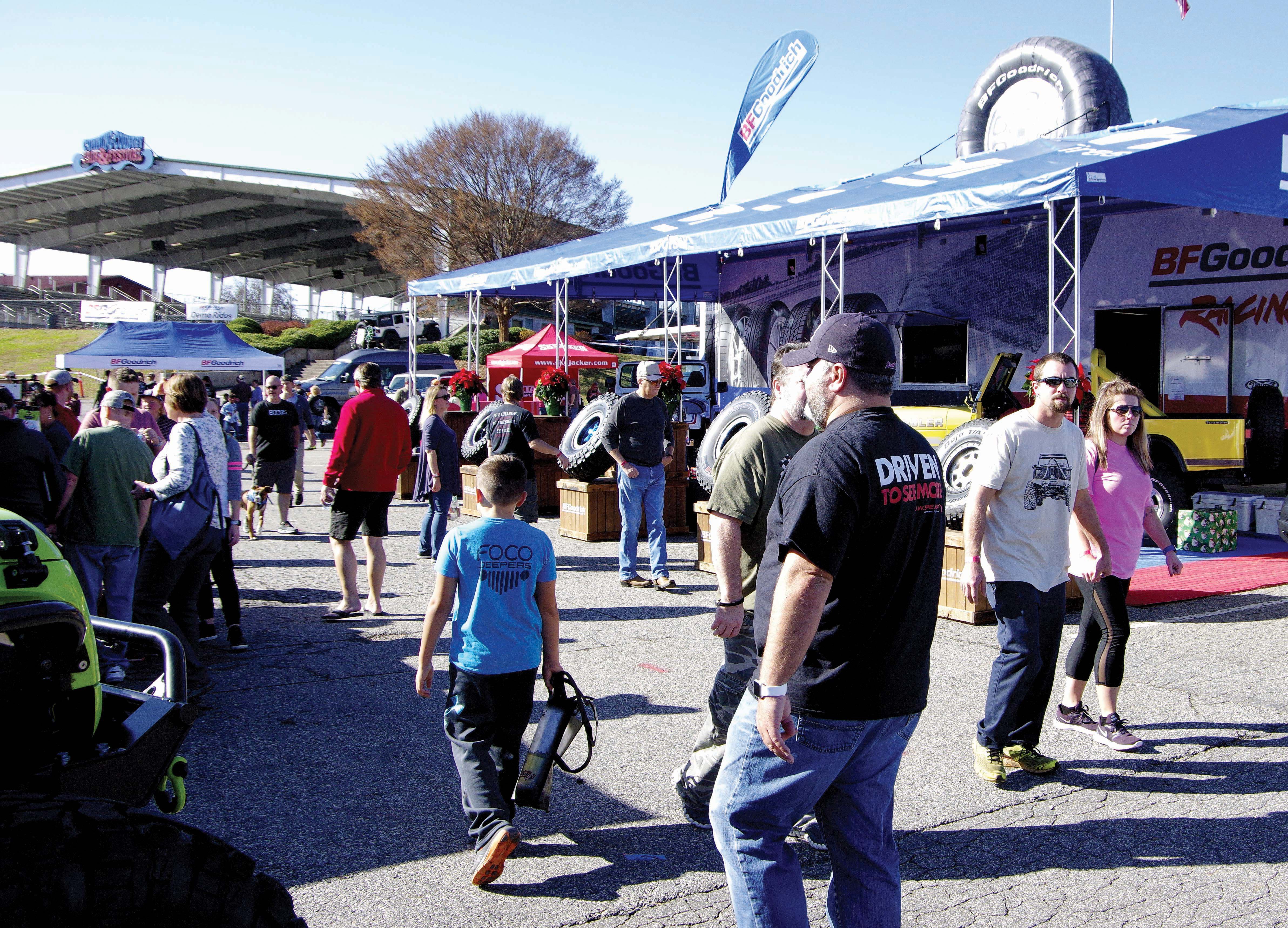 Vendors lined the fairgrounds for the show.jpg