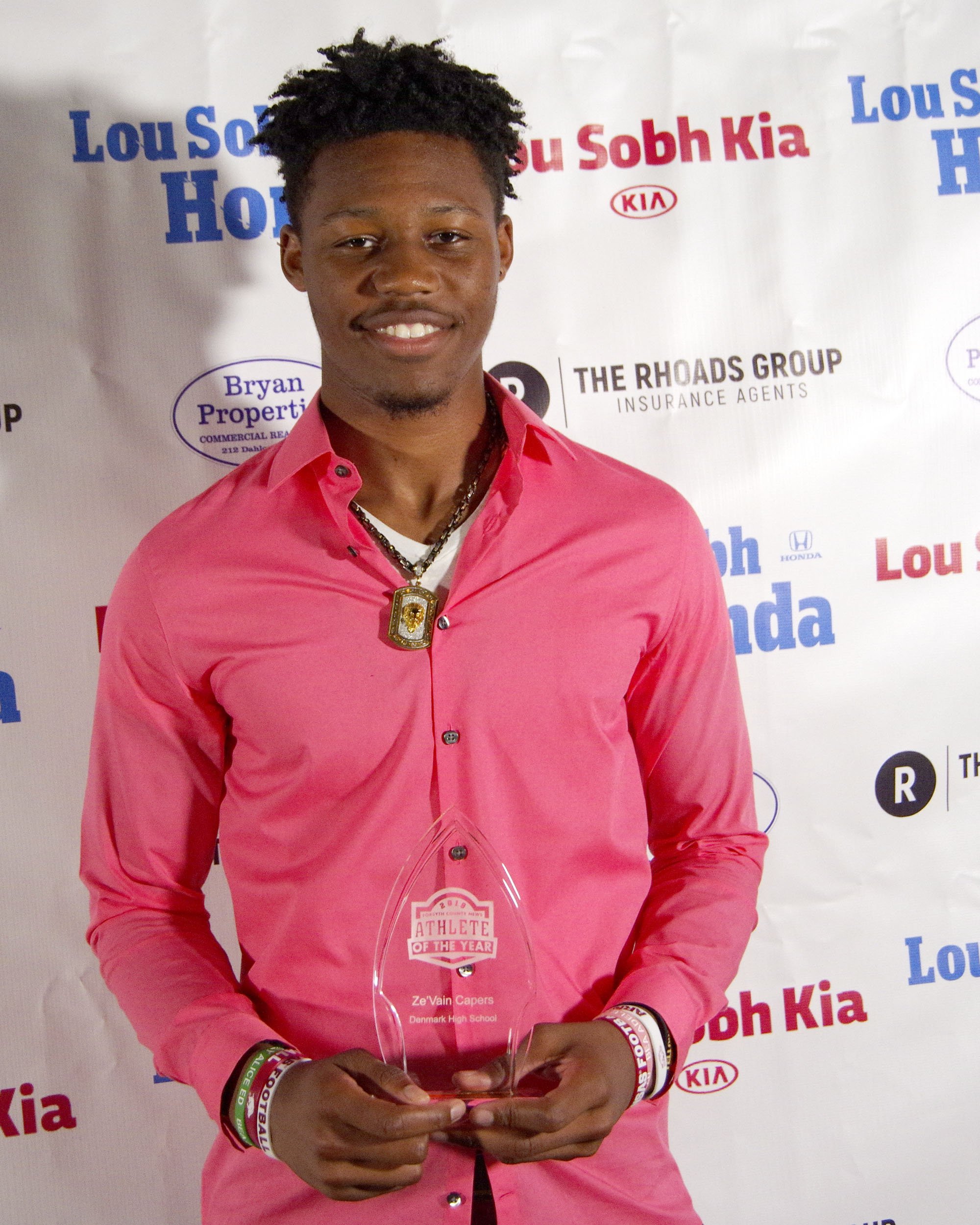 Zeyvian Capers Athlete of the Year