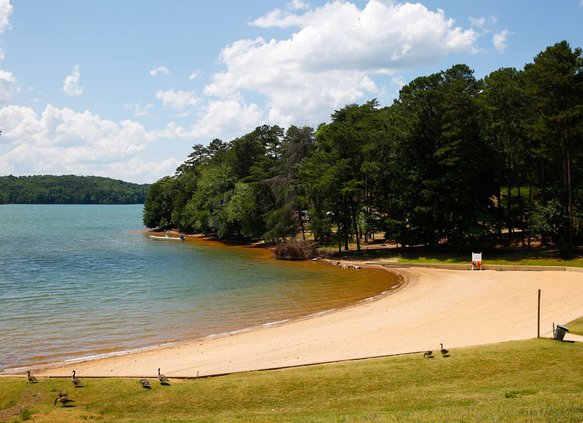 River Forks Park beach