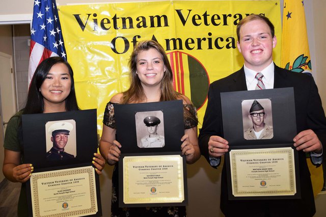 Local Vietnam veterans present 2019 scholarships to Forsyth County ...