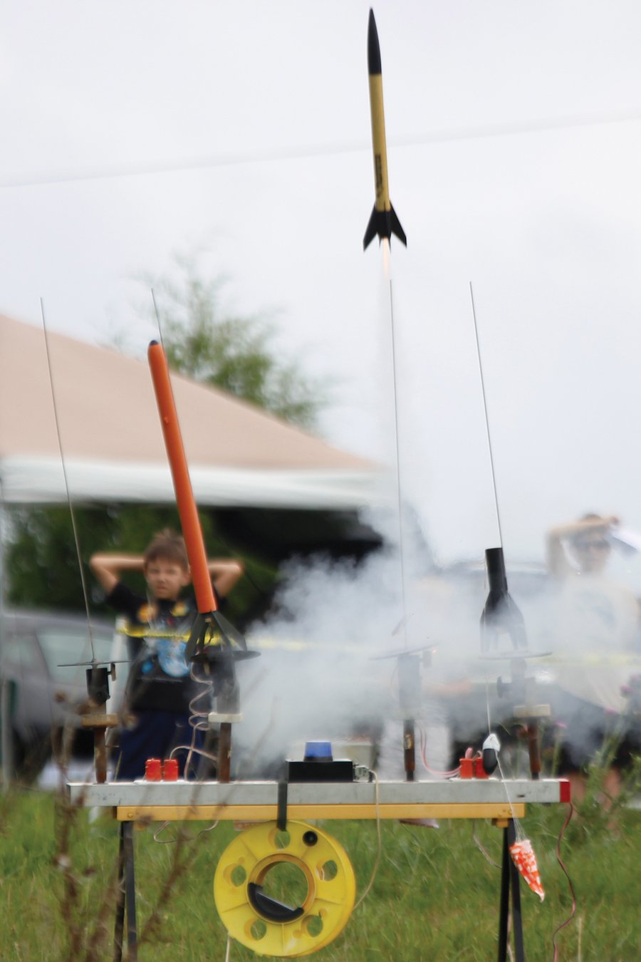 A model rocket club's special event celebrating Apollo 11, in photos