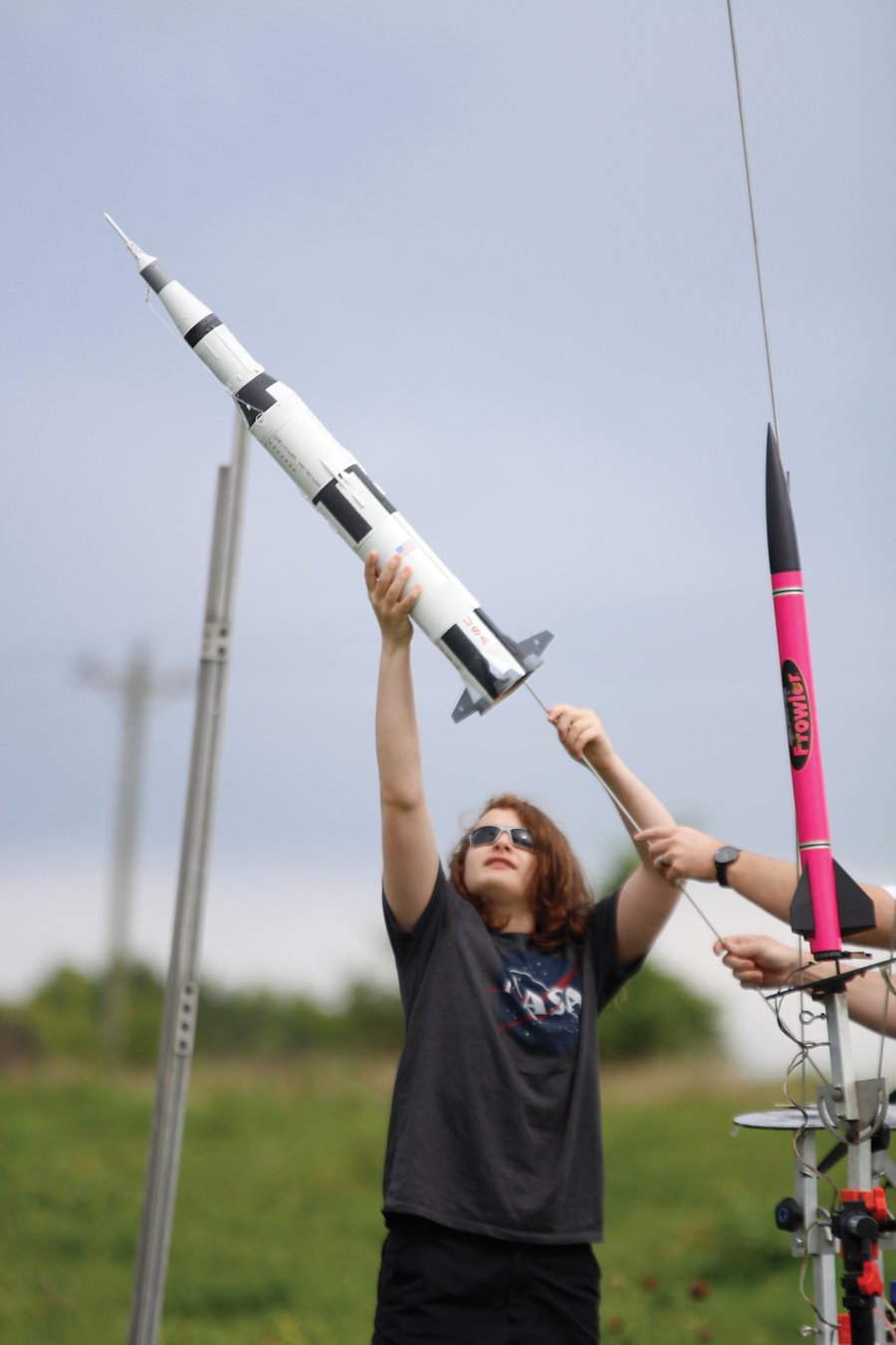 A model rocket club's special event celebrating Apollo 11, in photos