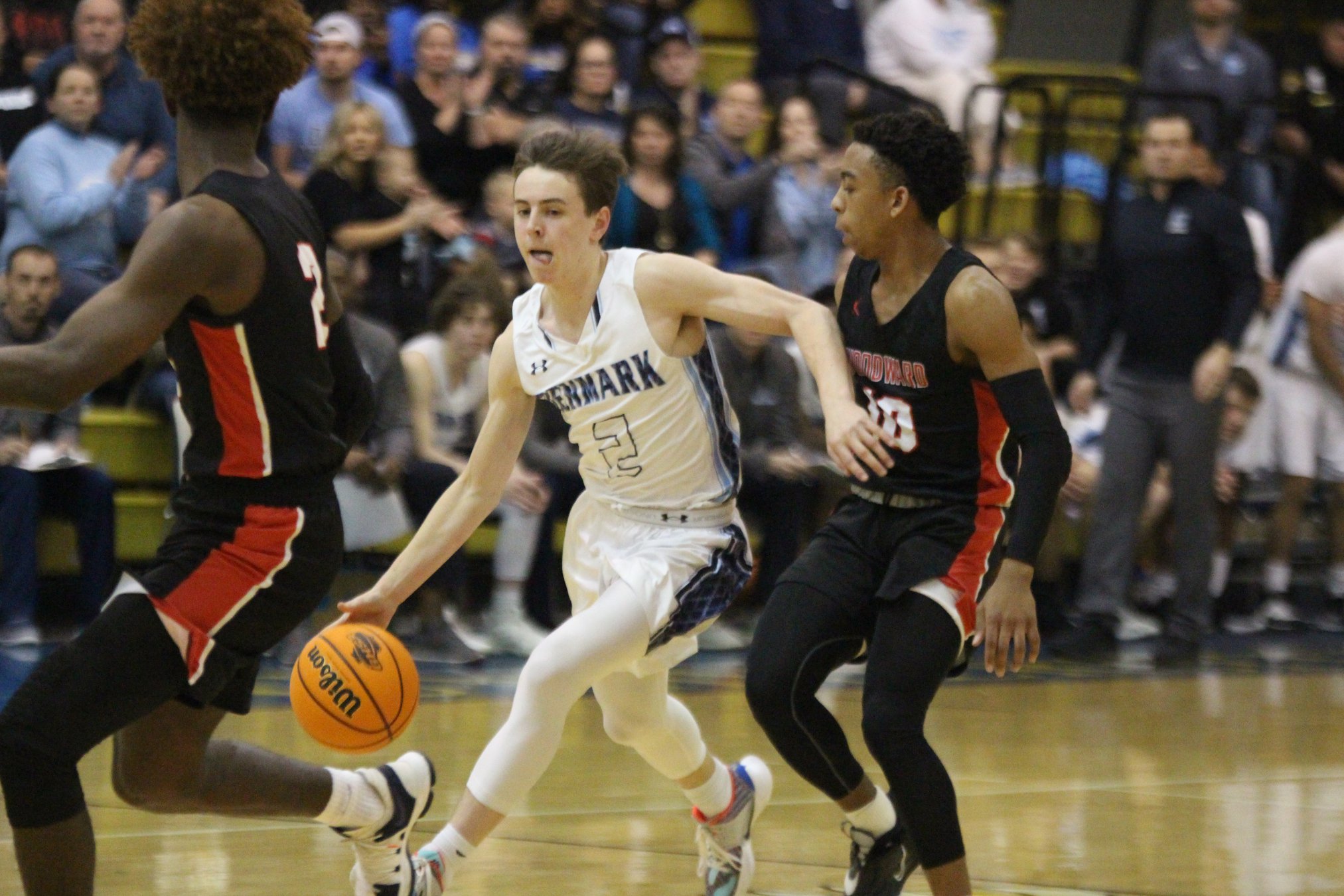 Basketball Denmark boys run out of steam late, fall to Woodward in