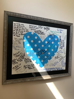 Stuart Hall Framed Heart