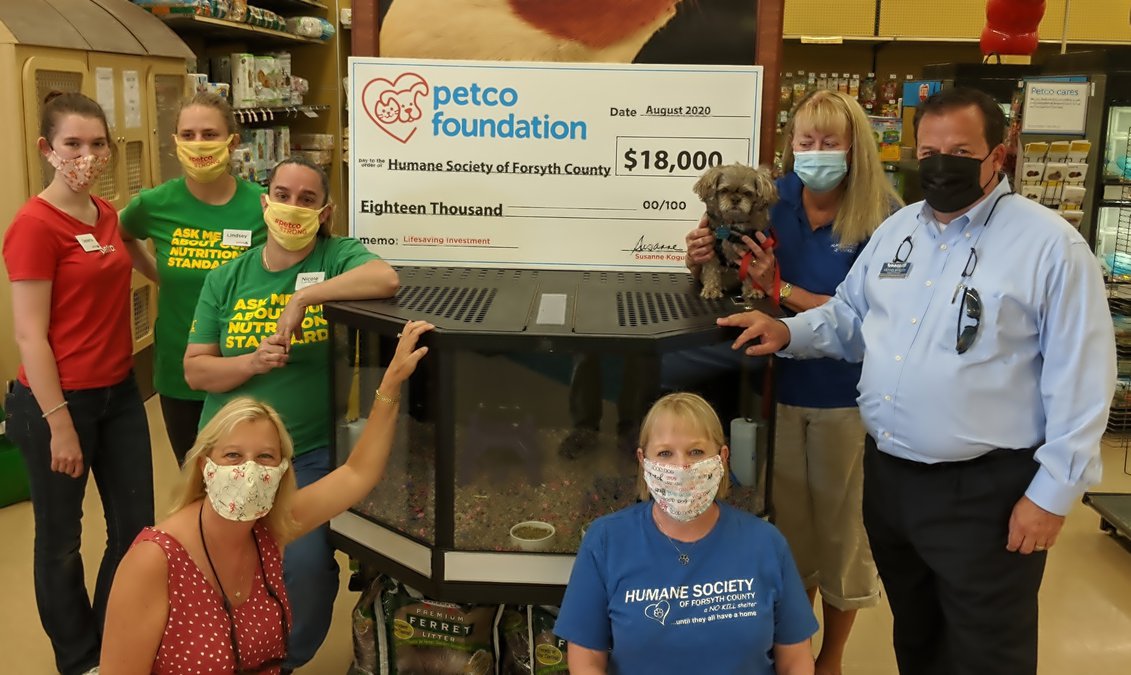 Petco Foundation awards 18,000 grant to Humane Society of Forsyth
