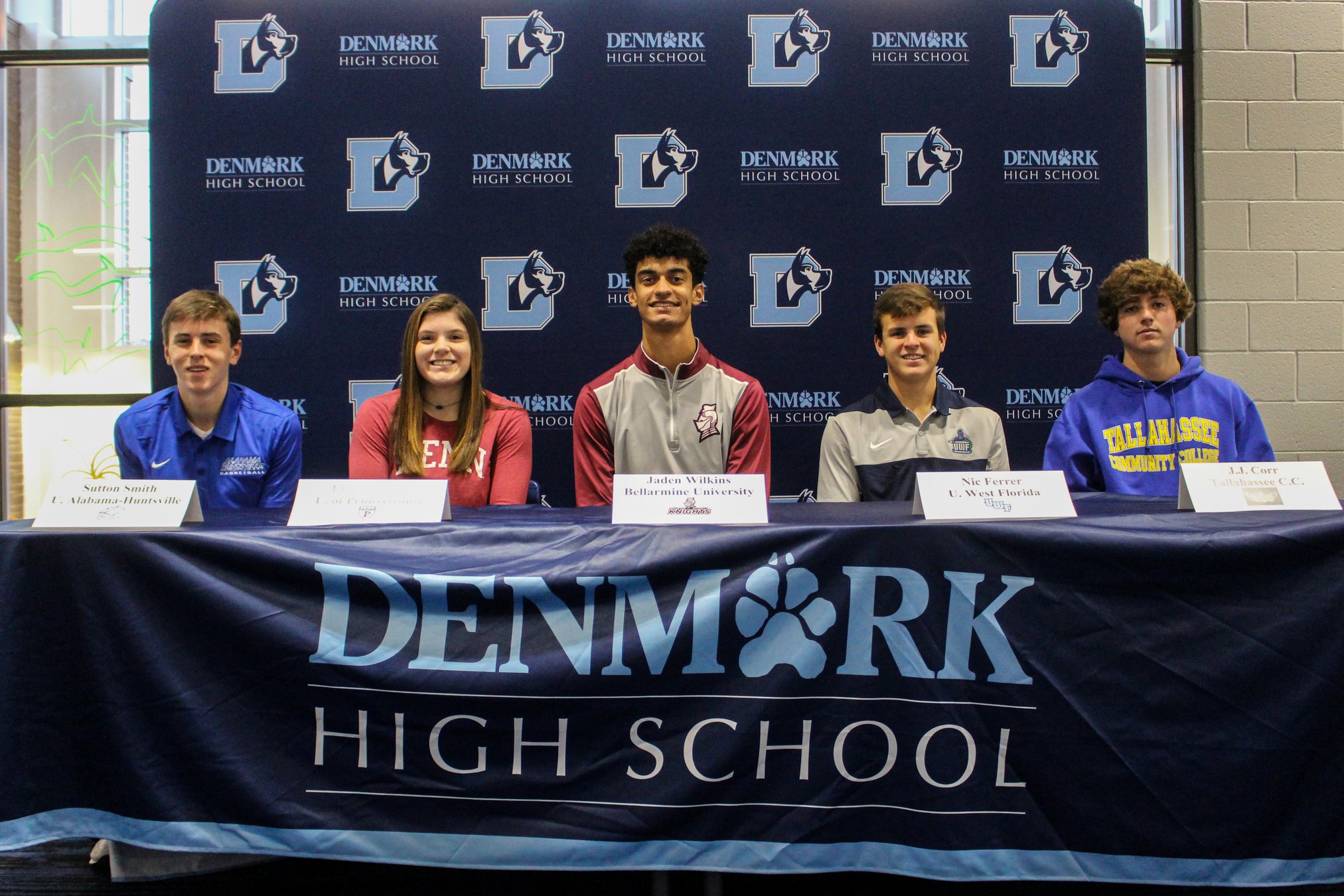 Five Denmark seniors sign to play sports in college Forsyth News
