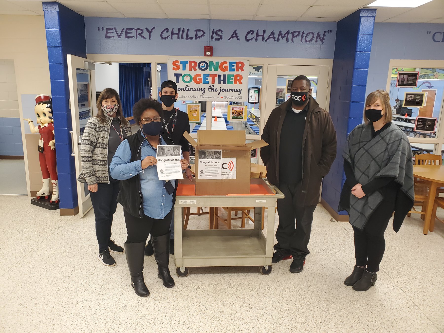 Chattahoochee Elementary receives appreciation box as part of national