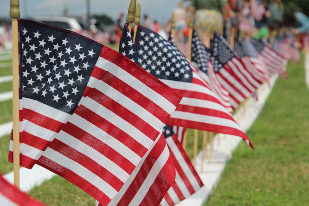 Liberty 9/11 flags