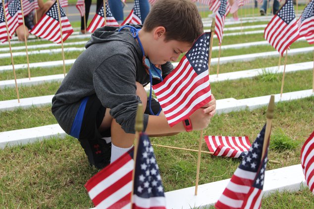Liberty 9/11 flags
