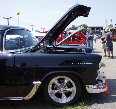 All kinds of cars came out for the show