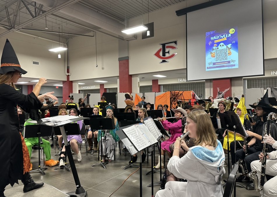 Forsyth Central High celebrates Halloween with a spooky symphony