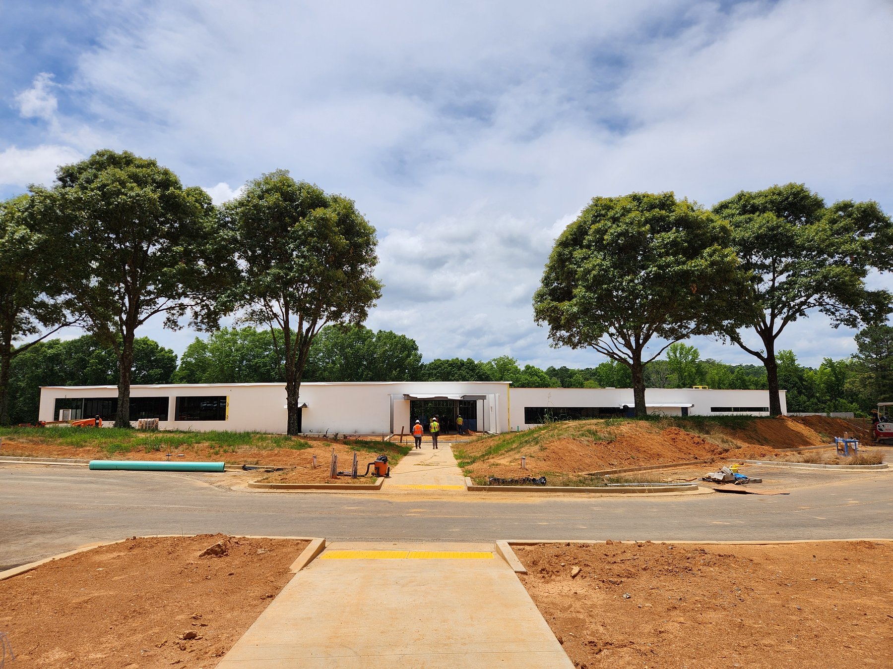 The Denmark Library is on track to open this fall as construction