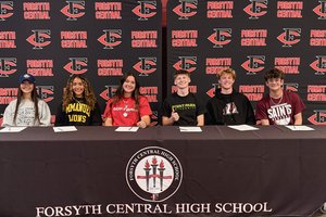 Forsyth Central Fall signing 25