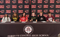 Forsyth Central Fall signing 25