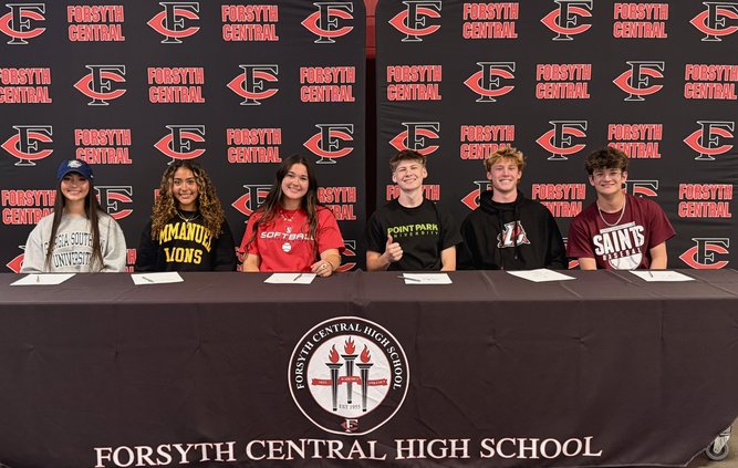 Forsyth Central Fall signing 25