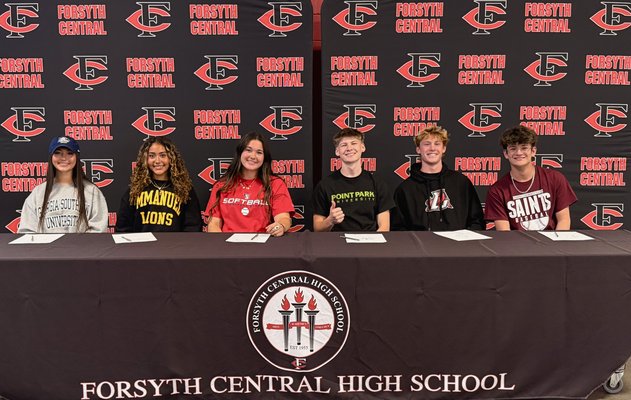 Forsyth Central Fall signing 25