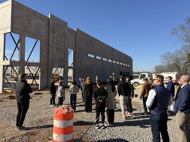 Economic development teams tour Forsyth County’s expanding industrial corridor