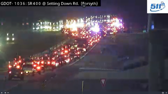 UPDATE: Ga. 400 reopens in north Forsyth County after crash