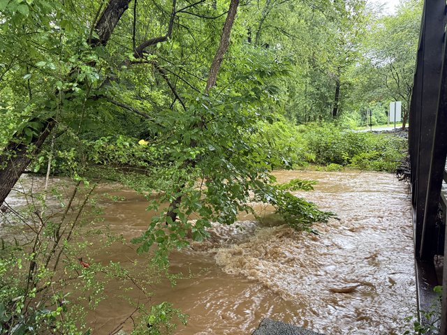 Heavy rain causes flash flooding, crashes throughout Forsyth County