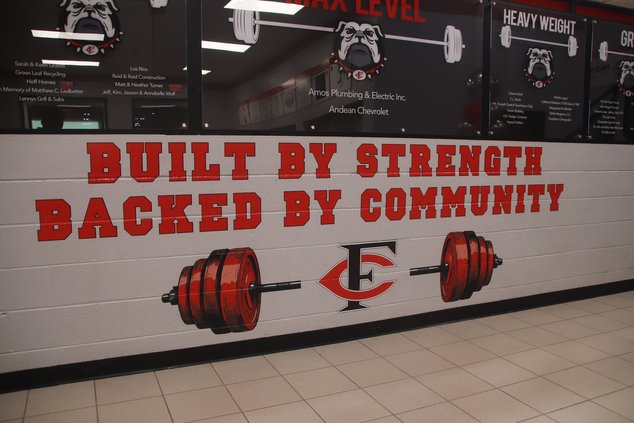 Forsyth Central's new weight room 102626
